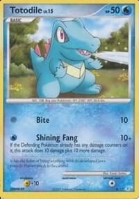 Totodile, DP Trainer Kit: Manaphy & Lucario 8/12