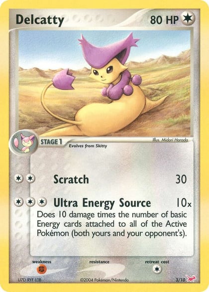 Delcatty, EX Trainer Kit 1: Latias & Latios 3/10
