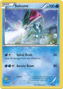 Suicune (14 - Non-Holo), XY Trainer Kit: Pikachu Libre & Suicune 14/30