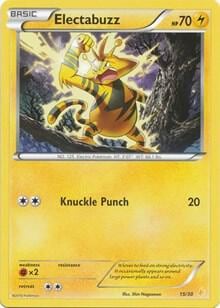 Electabuzz (15), XY Trainer Kit: Pikachu Libre & Suicune 15/30