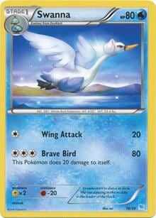 Swanna (18), XY Trainer Kit: Pikachu Libre & Suicune 18/30