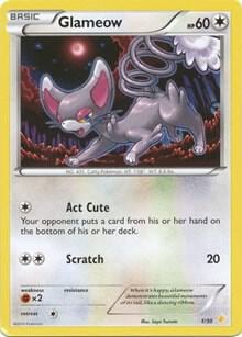 Glameow (1), XY Trainer Kit: Pikachu Libre & Suicune 1/30