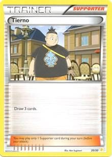 Tierno (20 - Pikachu Libre Deck), XY Trainer Kit: Pikachu Libre & Suicune 20/30