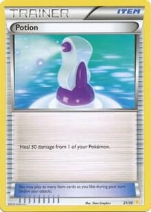 Potion (21 - Pikachu Libre Deck), XY Trainer Kit: Pikachu Libre & Suicune 21/30