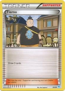 Tierno (29 - Suicune Deck), XY Trainer Kit: Pikachu Libre & Suicune 29/30