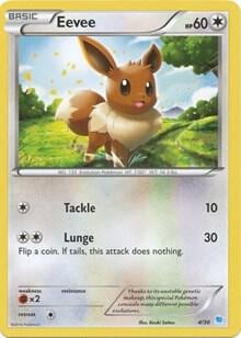 Eevee, XY Trainer Kit: Pikachu Libre & Suicune 4/30