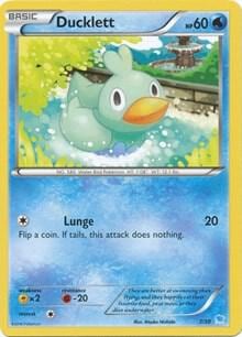 Ducklett (7), XY Trainer Kit: Pikachu Libre & Suicune 7/30
