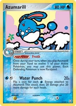 Azumarill - 1/109 (EX Team Rocket Returns), Deck Exclusives 001/109