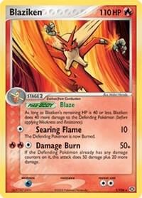 Blaziken - 1/106 (Non-Holo), Deck Exclusives 001/106