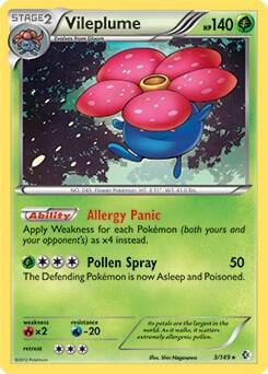 Vileplume - 3/149 (BW Boundaries Crossed), Deck Exclusives 003/149
