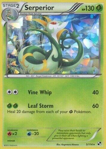 Serperior - 5/114 (Cracked Ice Holo), Deck Exclusives 005/114