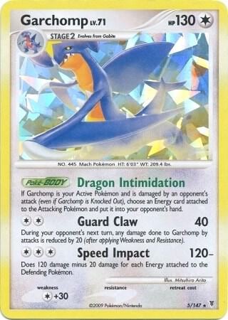 Garchomp - 5/147 (Cracked Ice Holo), Deck Exclusives 005/147