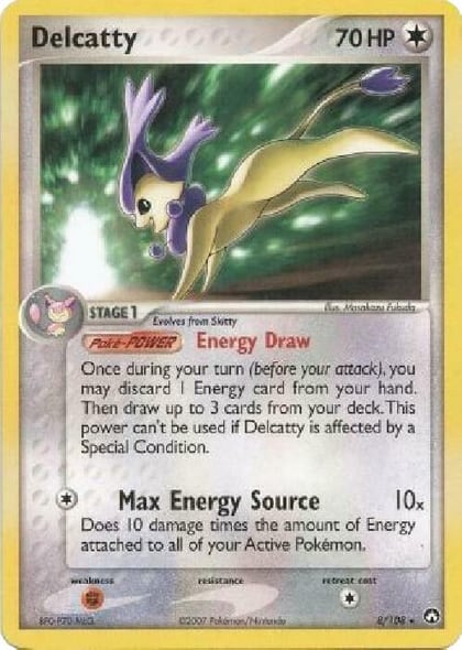 Delcatty - 8/108 (EX Power Keepers), Deck Exclusives 008/108