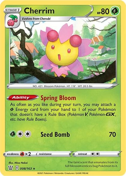 Cherrim - 008/163, Deck Exclusives 008/163