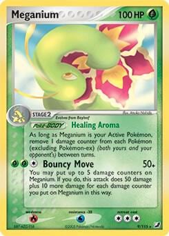 Meganium - 9/115 (EX Unseen Forces), Deck Exclusives 009/115