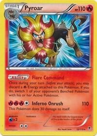 Pyroar - 12/119 (XY Phantom Forces), Deck Exclusives 012/119