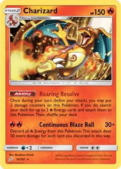 Charizard - 14/181 (SM Team Up), Deck Exclusives 014/181