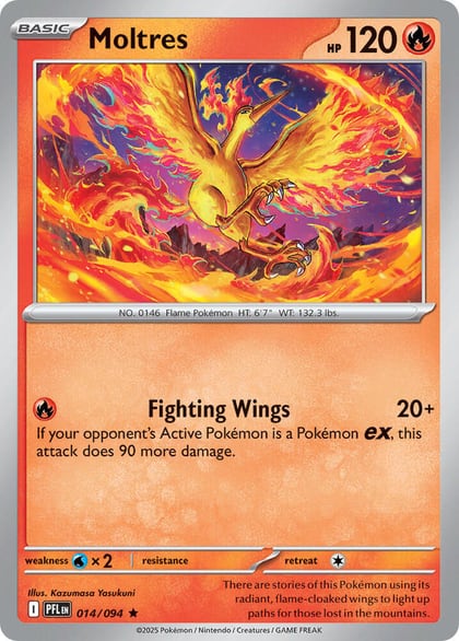 Moltres - 014/094, Deck Exclusives 014/094