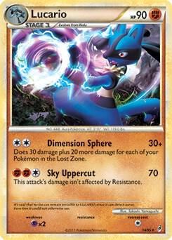 Lucario - 14/95 (Call of Legends), Deck Exclusives 014/095