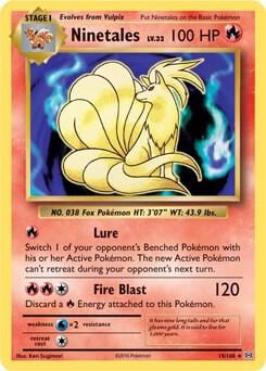 Ninetales - 15/108 (XY Evolutions) (Non-Holo), Deck Exclusives 015/108
