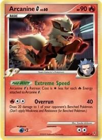 Arcanine G - 15/147, Deck Exclusives 015/147