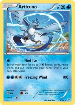 Articuno - 16/108 (XY Roaring Skies), Deck Exclusives 016/108