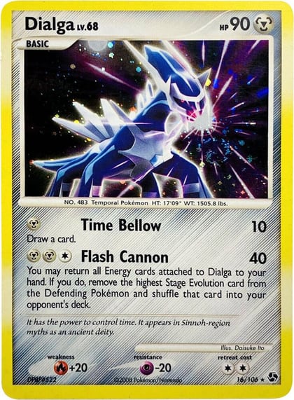 Dialga - 16/106 (Cosmos Holo), Deck Exclusives 016/106