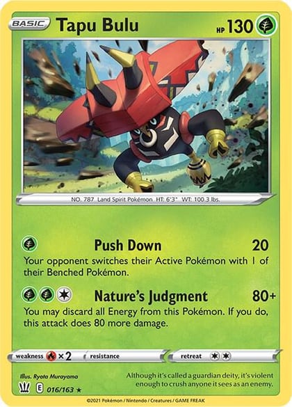 Tapu Bulu - 016/163, Deck Exclusives 016/163