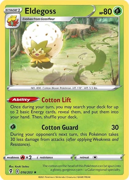 Eldegoss - 016/203, Deck Exclusives 016/203