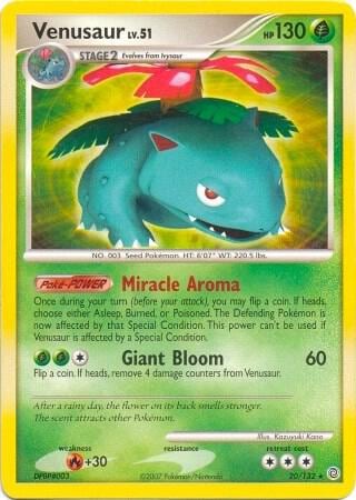 Venusaur (Secret Wonders), Deck Exclusives 020/132