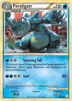 Feraligatr - 20/123 (Cosmos Holo), Deck Exclusives 020/123