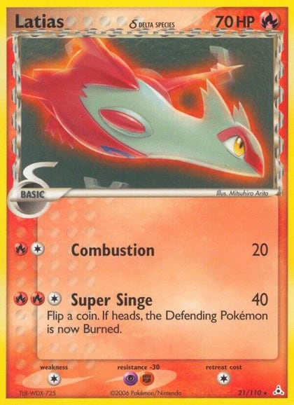 Latias - 21/110, Deck Exclusives 021/110
