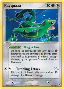 Rayquaza - 22/107, Deck Exclusives 022/107