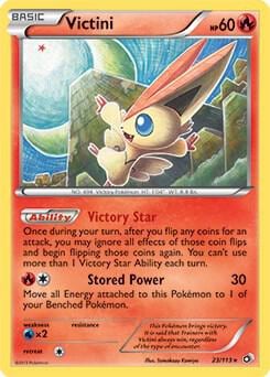 Victini - 23/113 (BW Legendary Treasures), Deck Exclusives 023/113