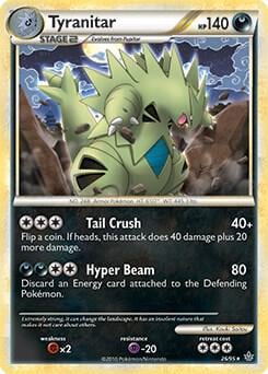 Tyranitar - 26/95 (HGSS Unleashed), Deck Exclusives 026/095