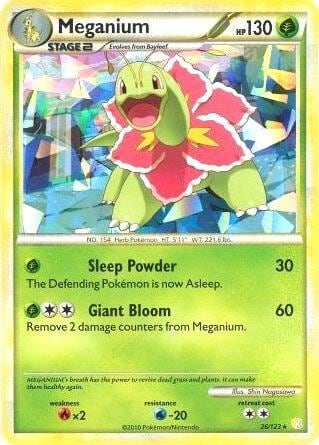 Meganium - 26/123 (Cracked Ice Holo), Deck Exclusives 026/123