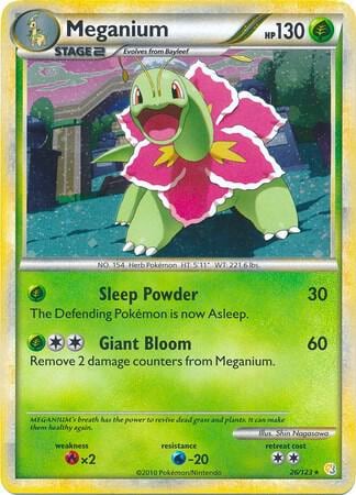 Meganium - 26/123 (Cosmos Holo), Deck Exclusives 026/123