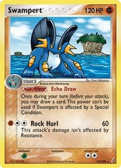 Swampert - 27/100 (EX Crystal Guardians), Deck Exclusives 027/100
