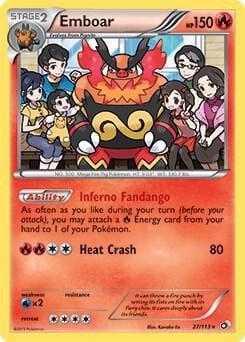 Emboar - 27/113 (Legendary Treasures), Deck Exclusives 027/113