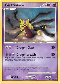 Giratina Lv. 70 - 28/127 (DPPt Platinum), Deck Exclusives 028/127