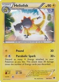 Heliolisk - 30/119 (XY Phantom Forces), Deck Exclusives 030/119