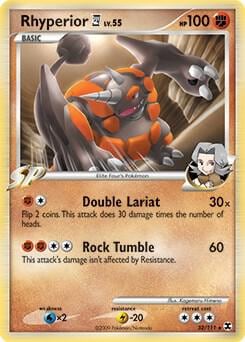Rhyperior E4 - 32/111 (DPPt Rising Rivals), Deck Exclusives 032/111