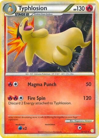 Typhlosion - 32/123 (Cosmos Holo), Deck Exclusives 032/123