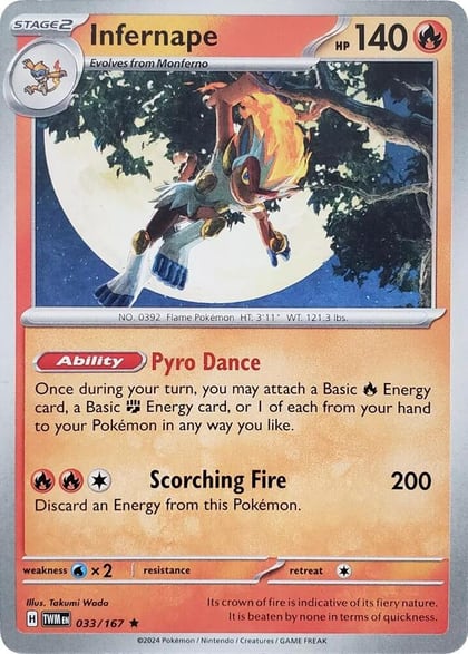 Infernape - 033/167, Deck Exclusives 033/167