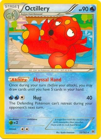 Octillery - 33/162 (XY Breakthrough), Deck Exclusives 033/162