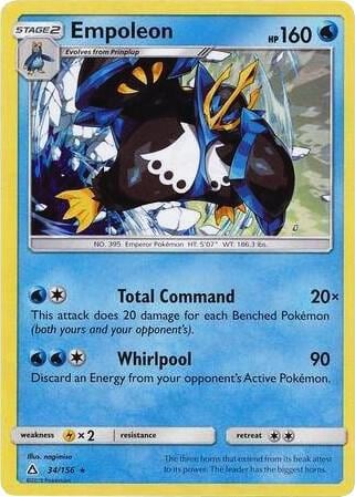 Empoleon - 34/156 (Cracked Ice Holo), Deck Exclusives 034/156
