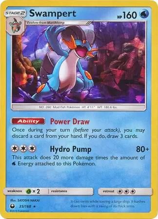 Swampert - 35/168 (SM Celestial Storm), Deck Exclusives 035/168