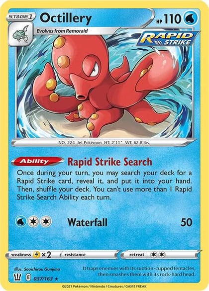 Octillery - 037/163, Deck Exclusives 037/163