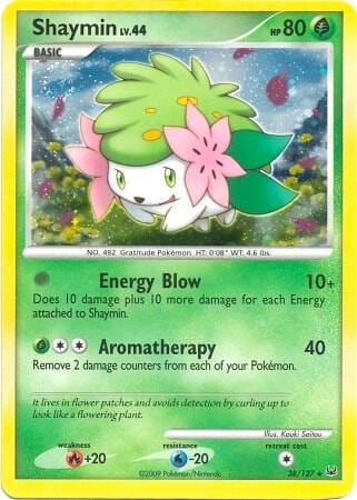 Shaymin - 38/127 (DPPt Platinum), Deck Exclusives 038/127