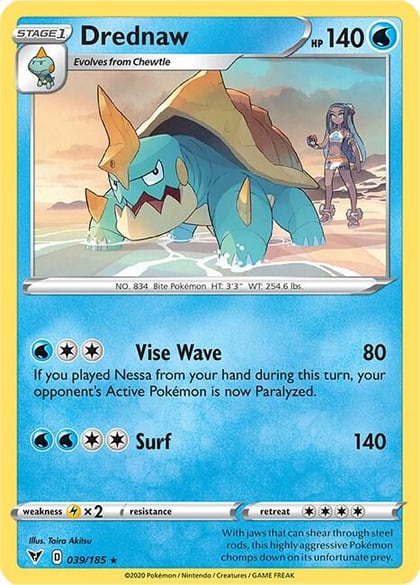 Drednaw - 39/185 (Cracked Ice Holo), Deck Exclusives 039/185